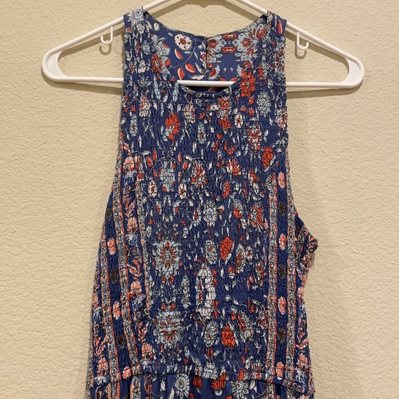 Bohemian style maxi dress with button up racerback - Picture 3 of 5